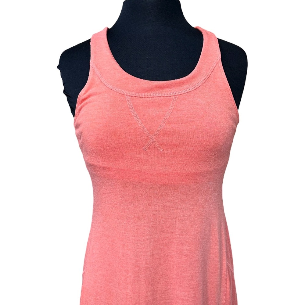 Eddie Bauer Maxi Dress Women's Size S Sleeveless Casual Peach Travel - Picture 5 of 10